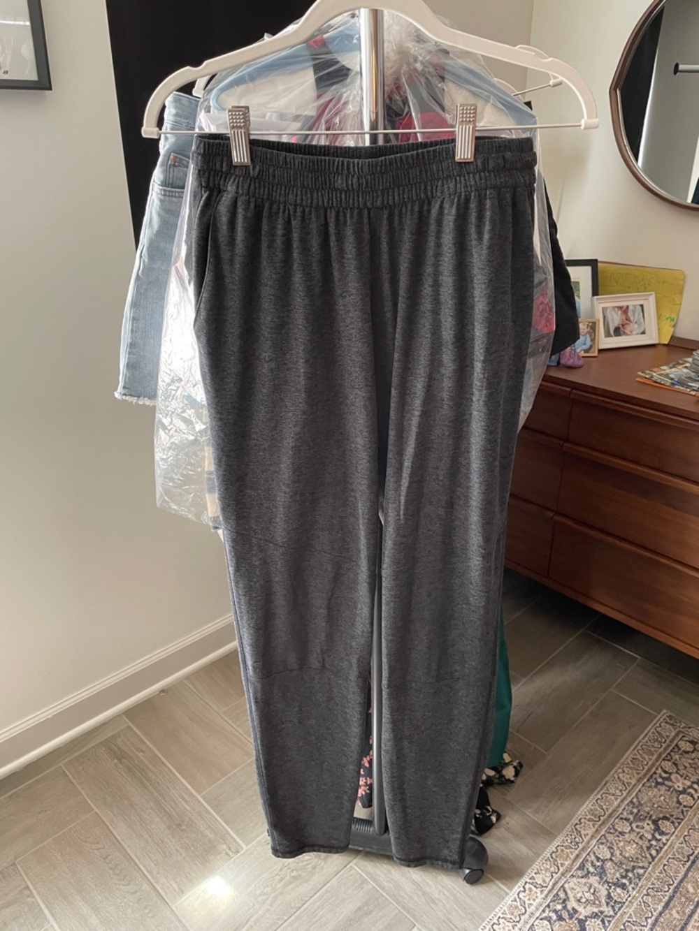 Outdoor Voices Charcoal Gray Pull-On Lounge Pants